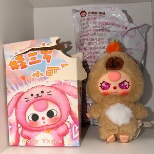 Baby Three Mini De- Lovely Pendant Plush - Capybara